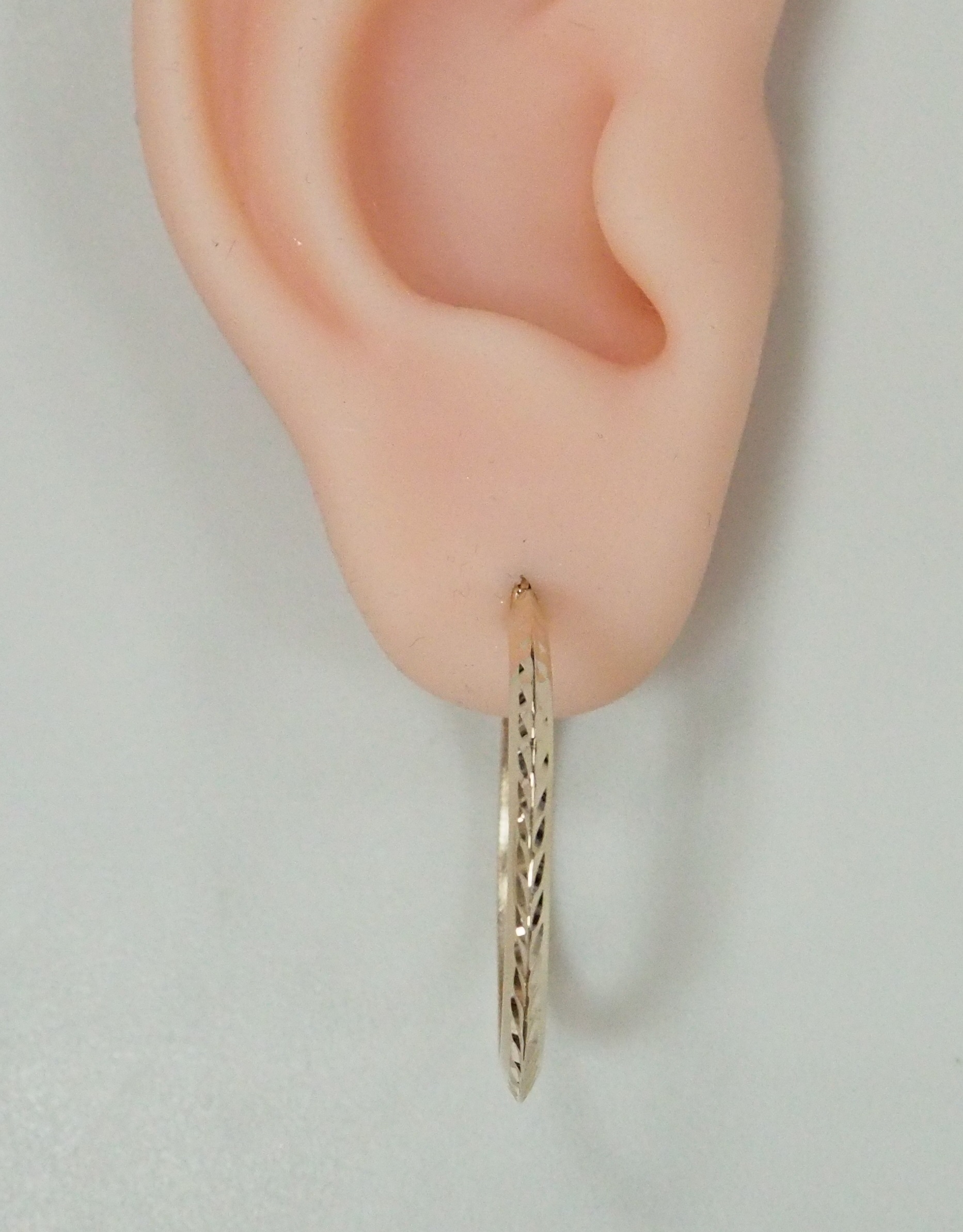 Серьги-конго из золота
